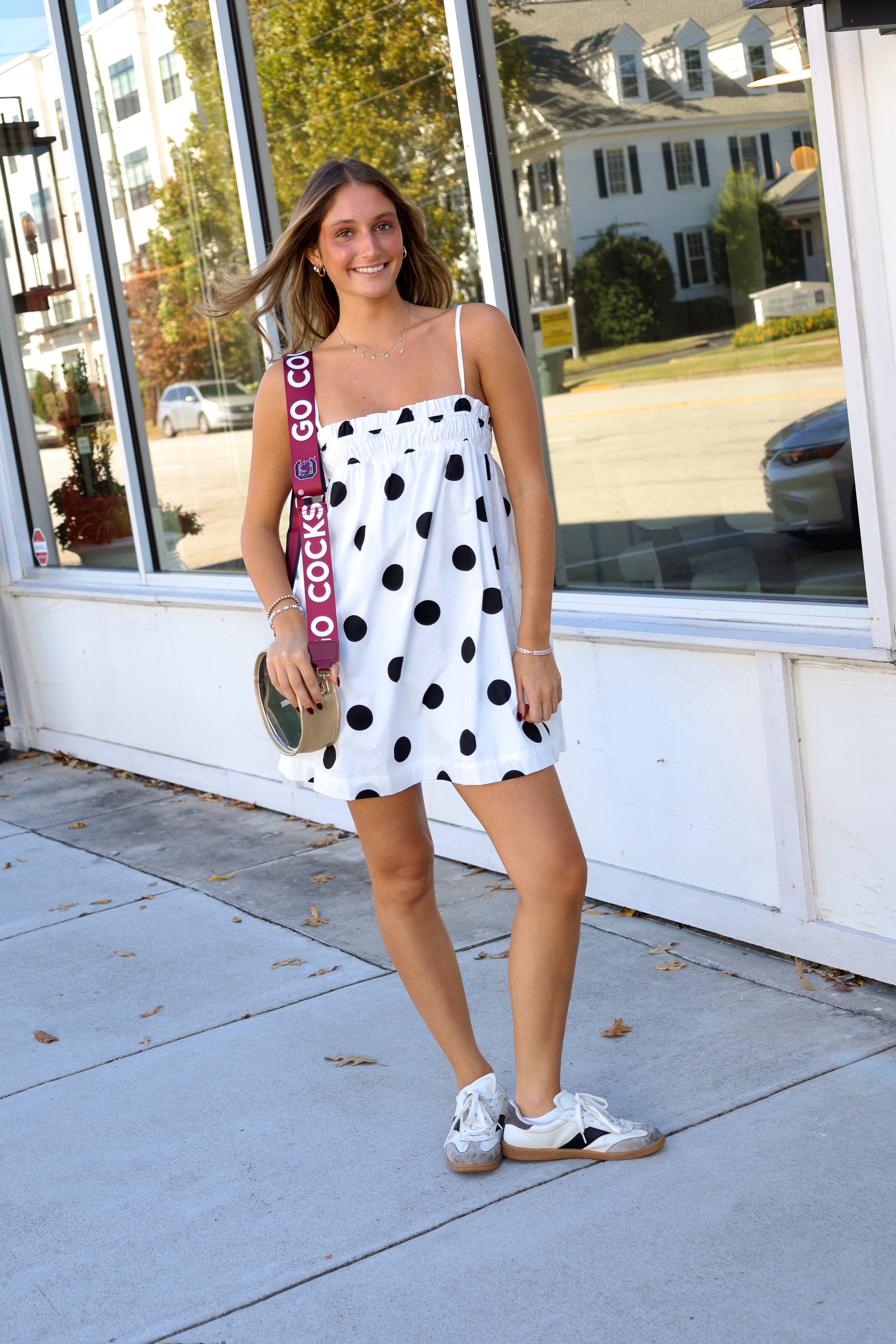 Go Cocks Patterned Shoulder Strap