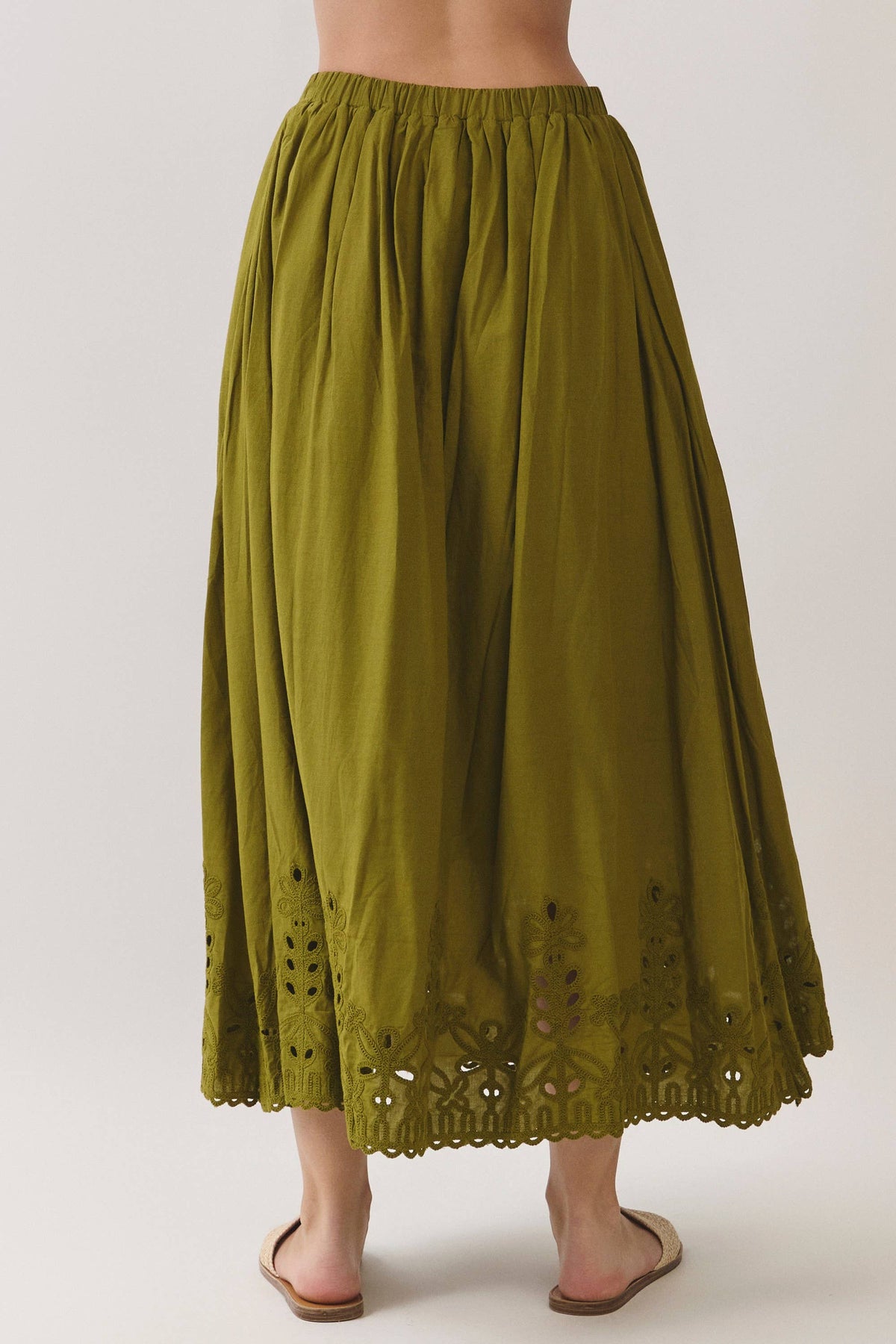 Eve Eyelet Maxi Skirt