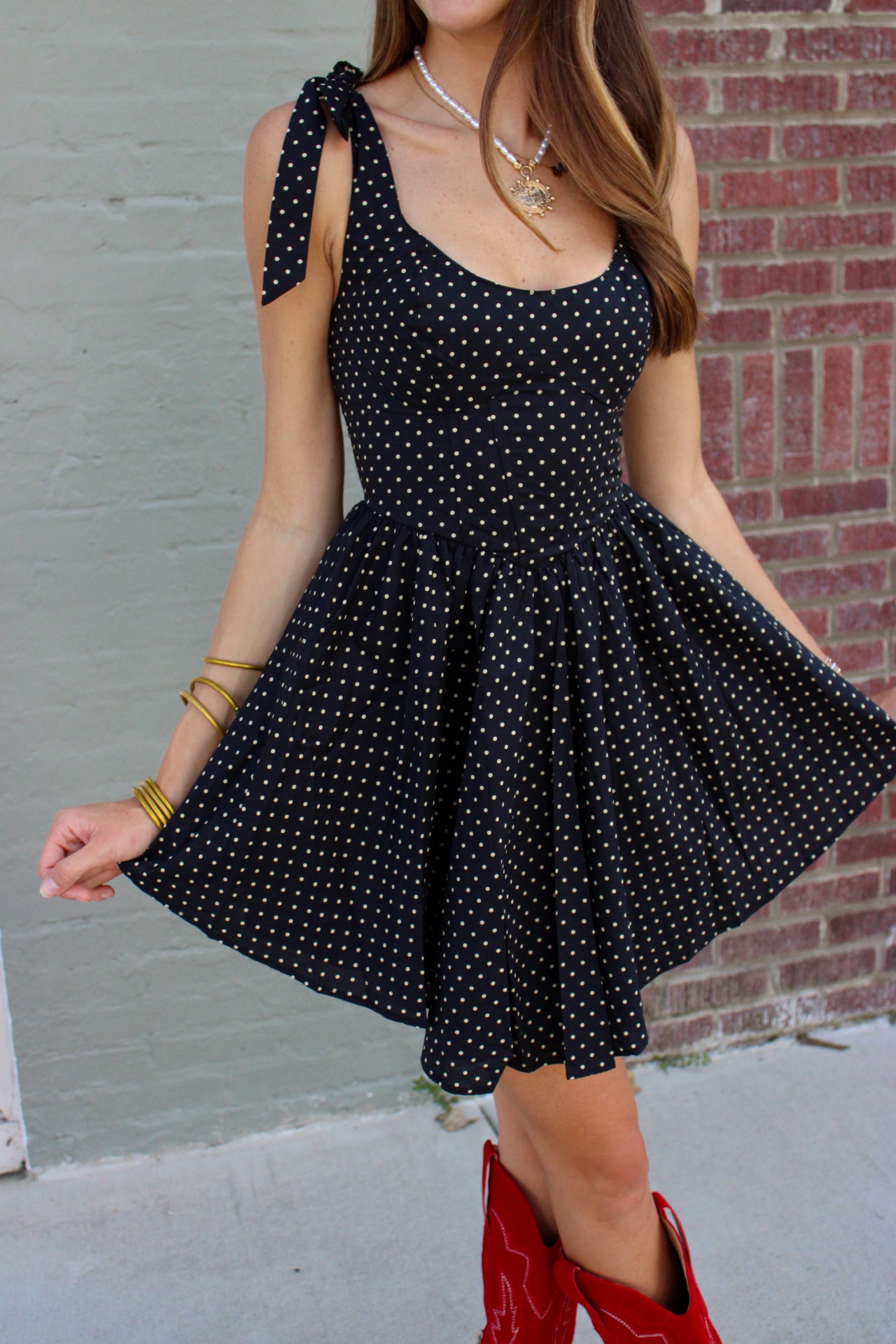 Winnie Polka Dot Mini Dress Winnie Polka Dot Mini Dress