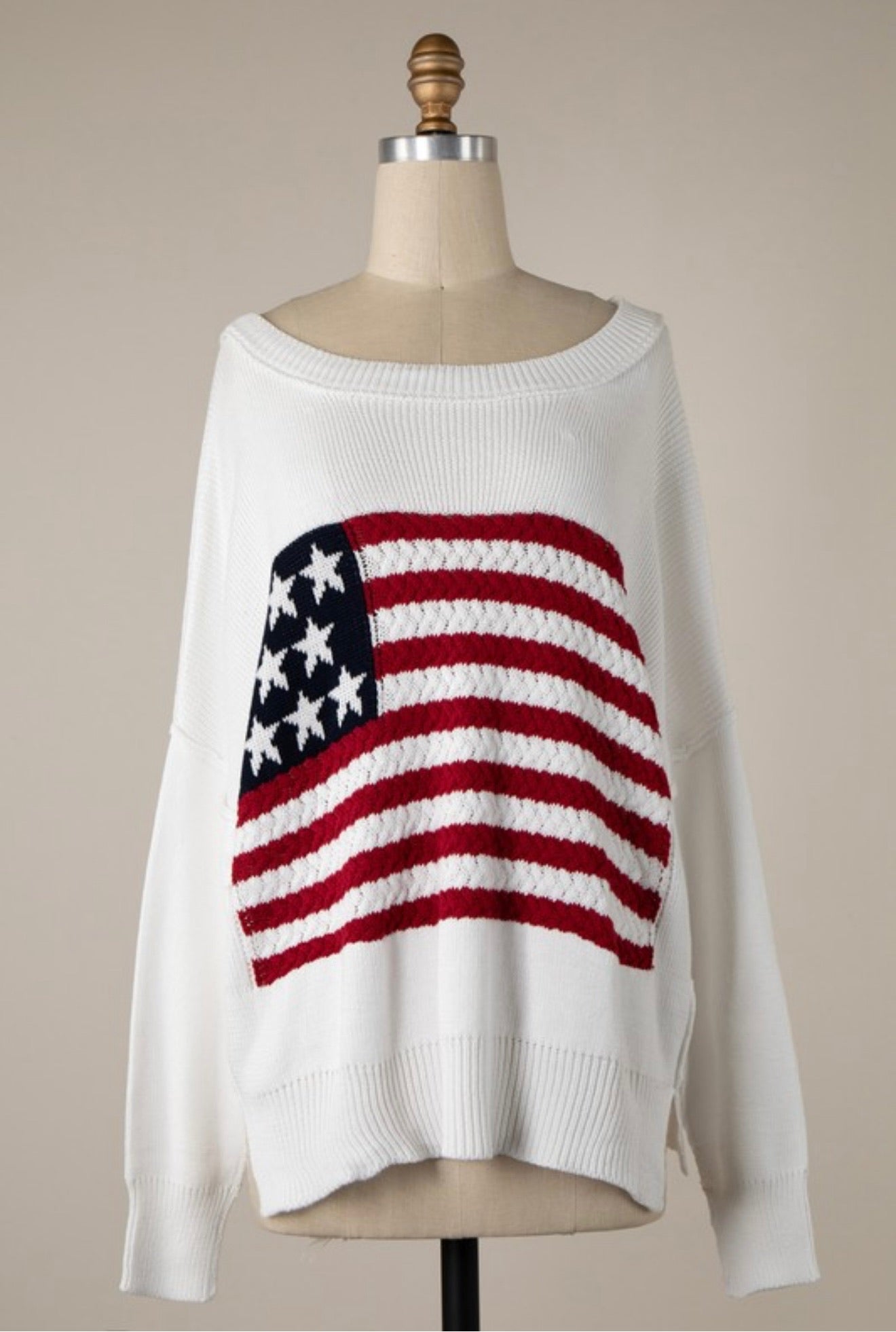 American Flag Sweater
