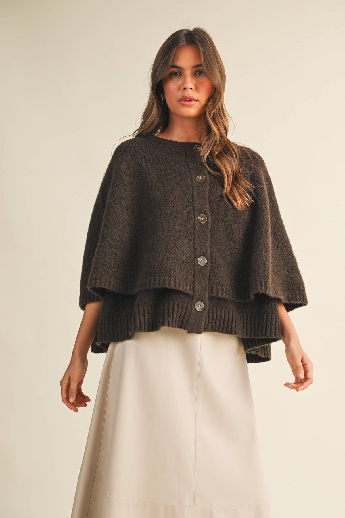 Adriana Cape Sweater