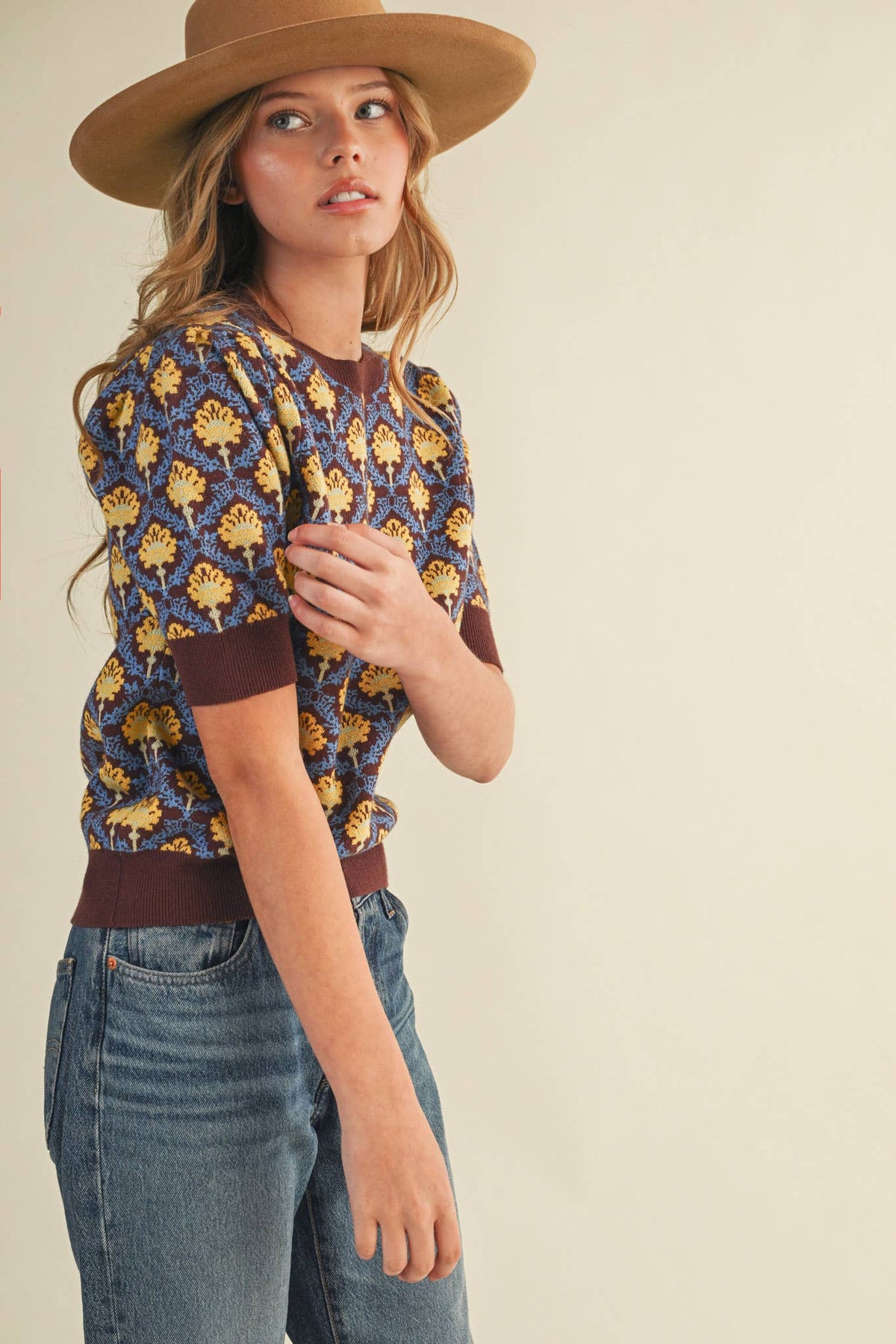 Meredith Short Sleeve Sweater