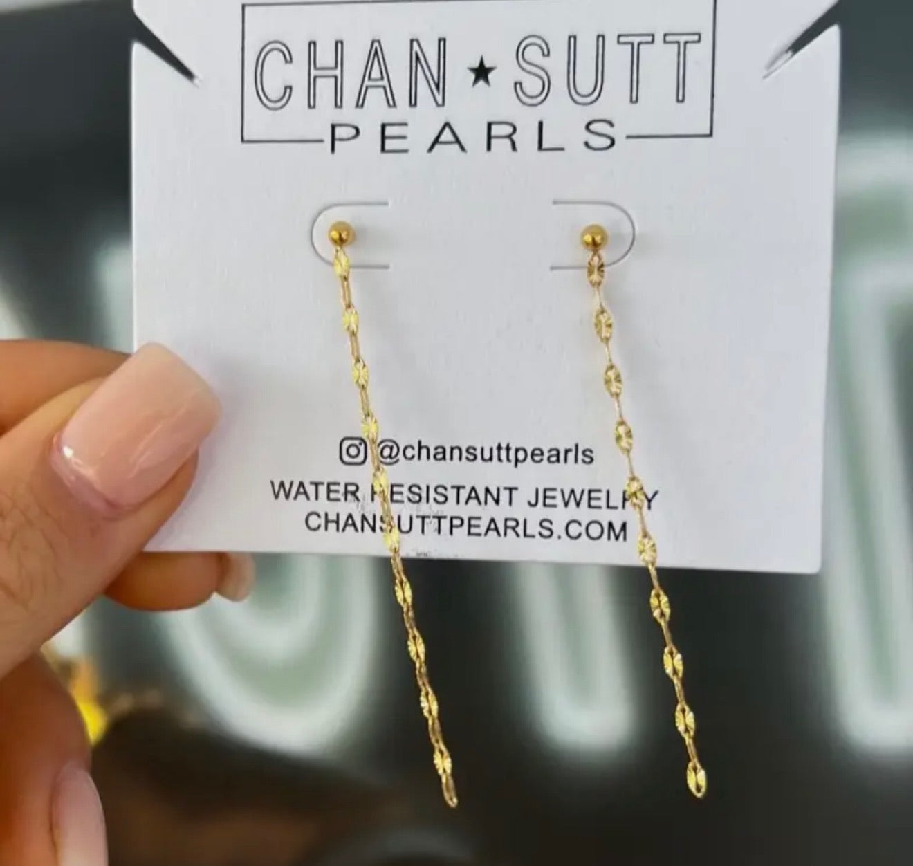 Polly Drop Chain Earrings