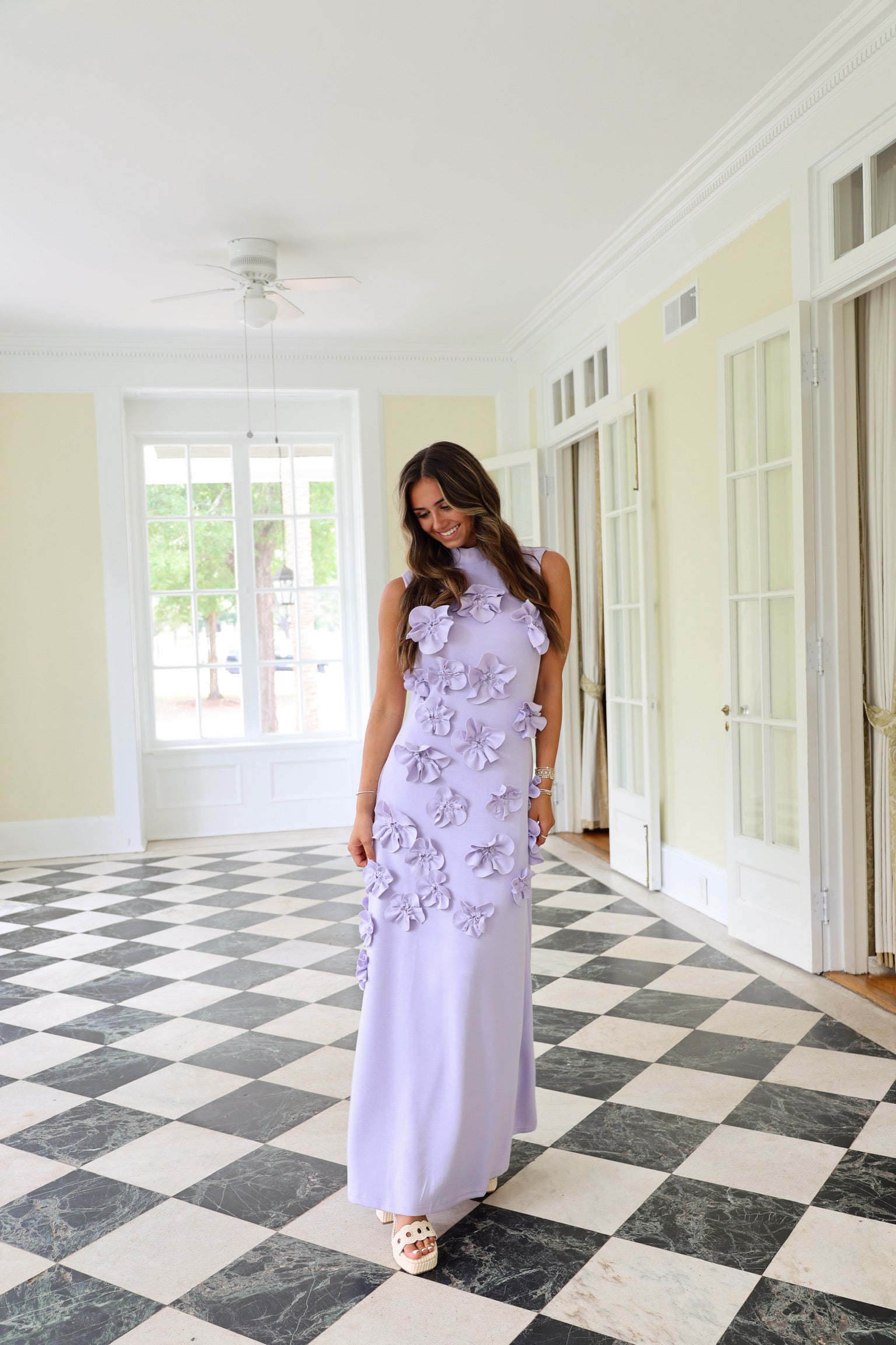 Cassia Floral Midi Dress