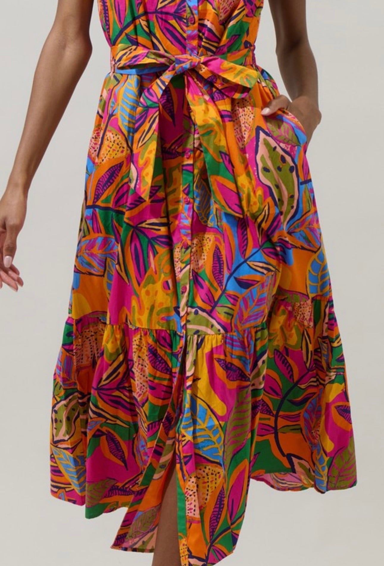 Milana Floral Midi Dress