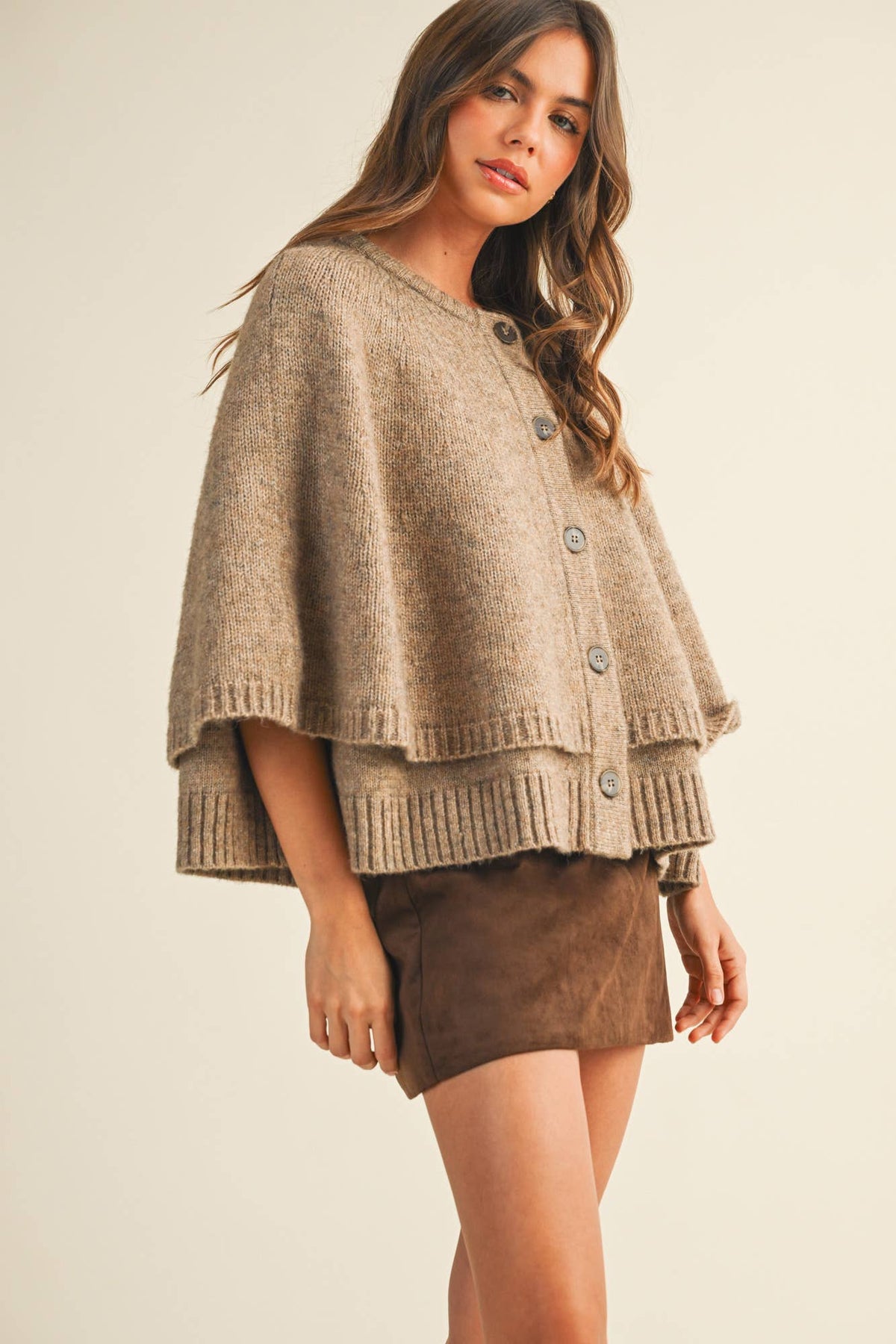 Adriana Cape Sweater