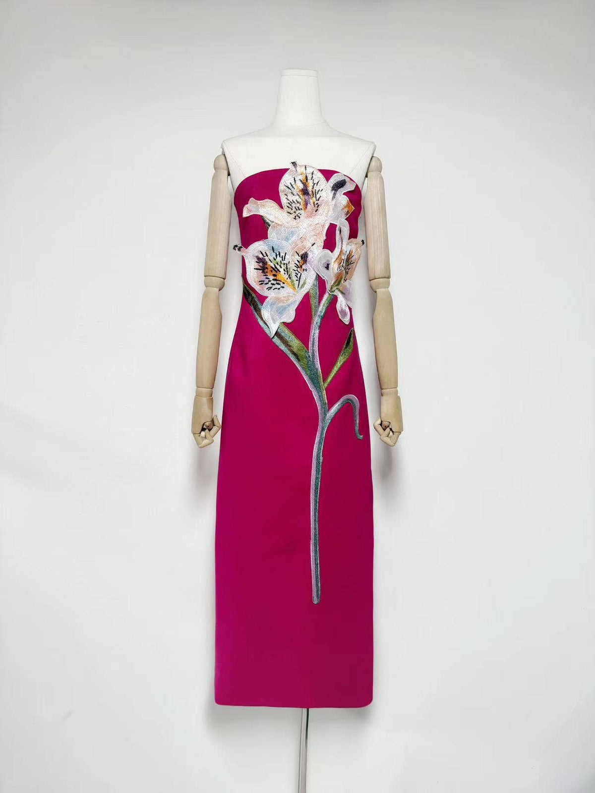 Lily Strapless Maxi Dress