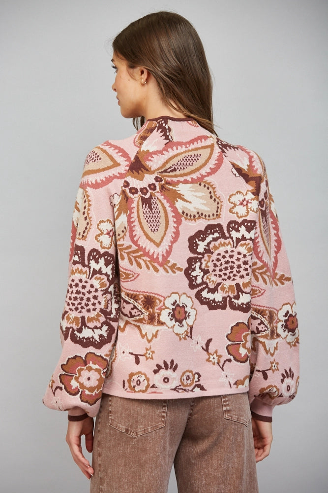 Norin Floral Sweaterr