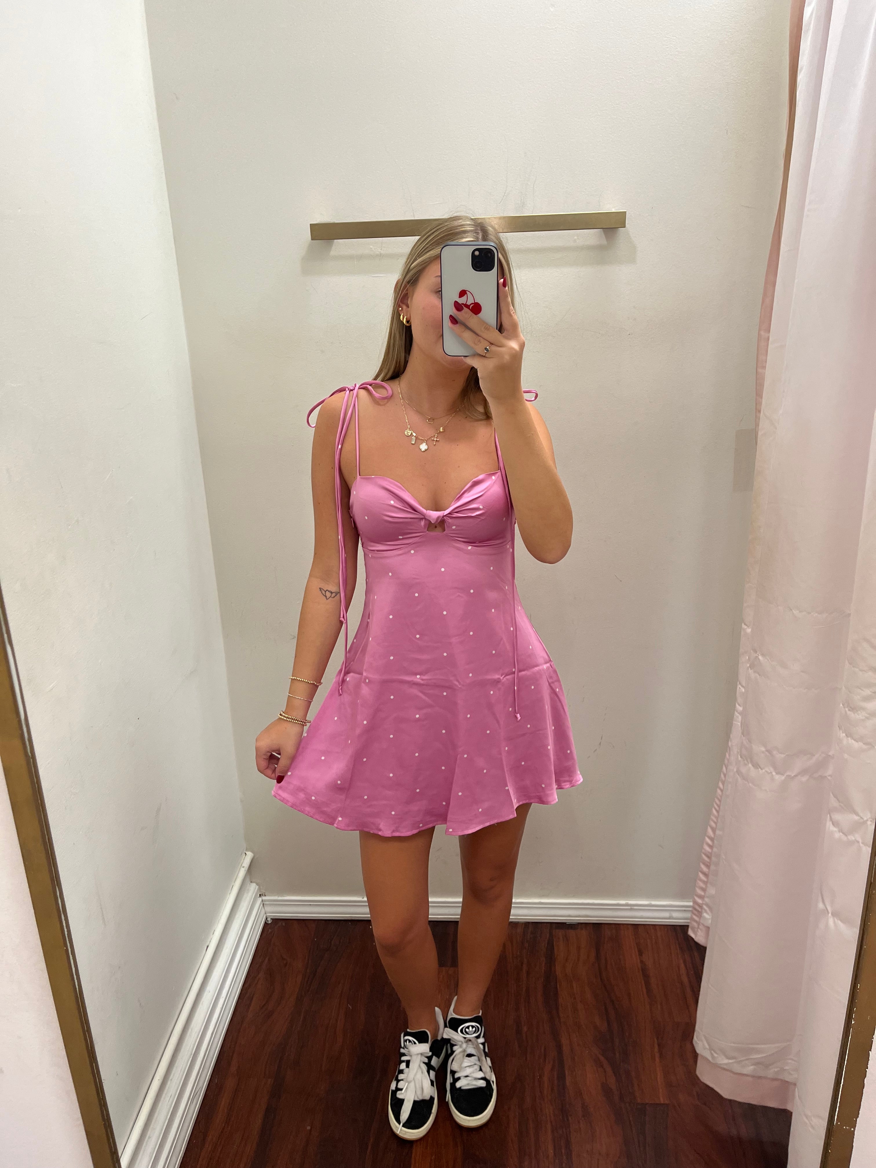Rumi Polka Dot Mini Dress