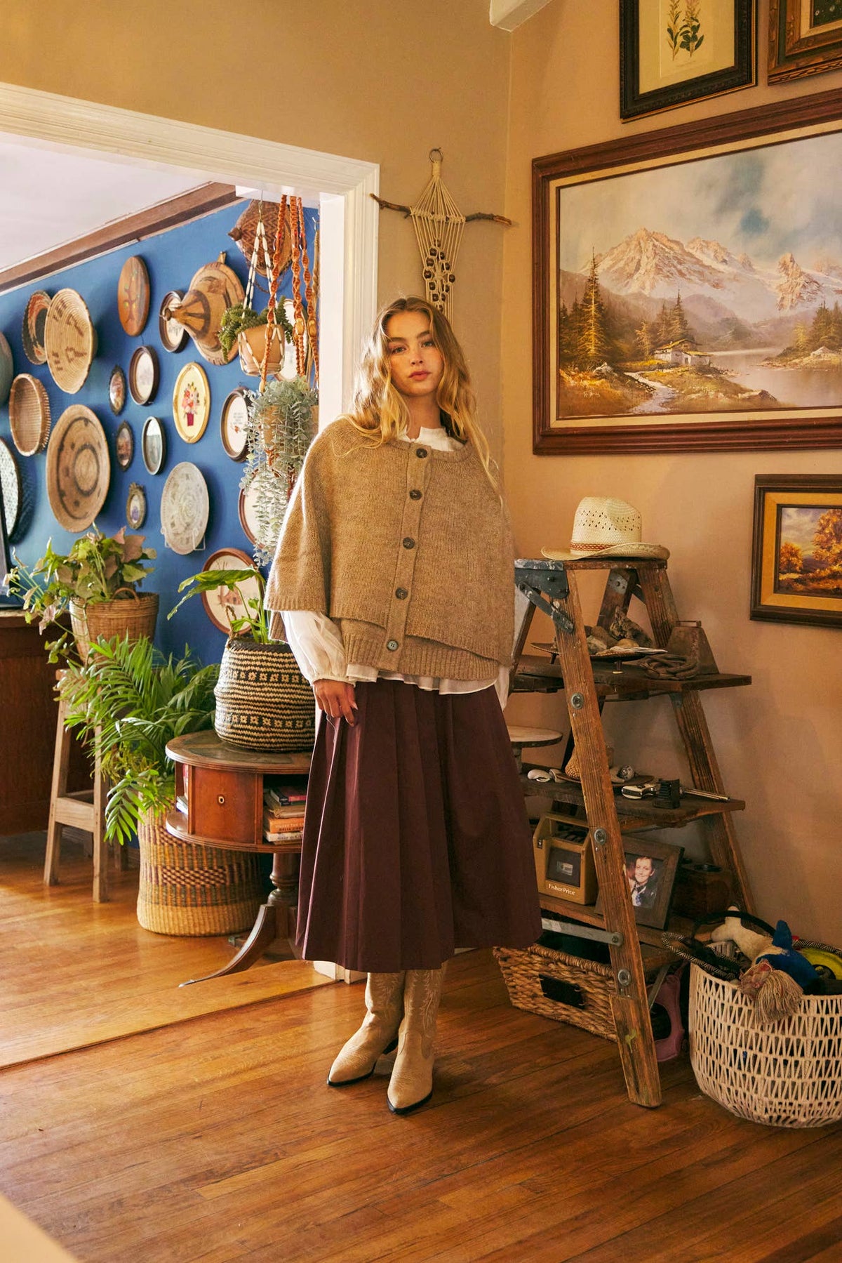 Adriana Cape Sweater