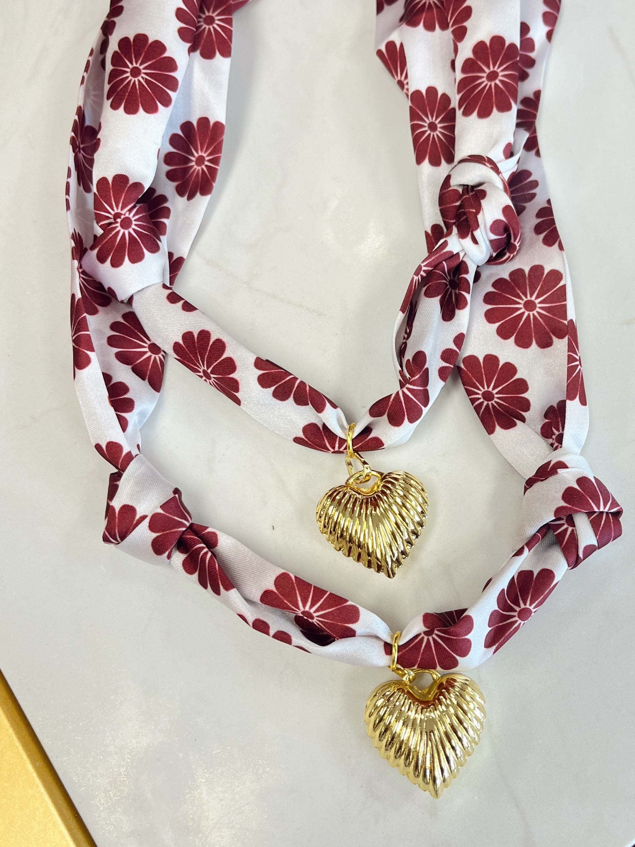 Serafina Scarf Charm Necklace