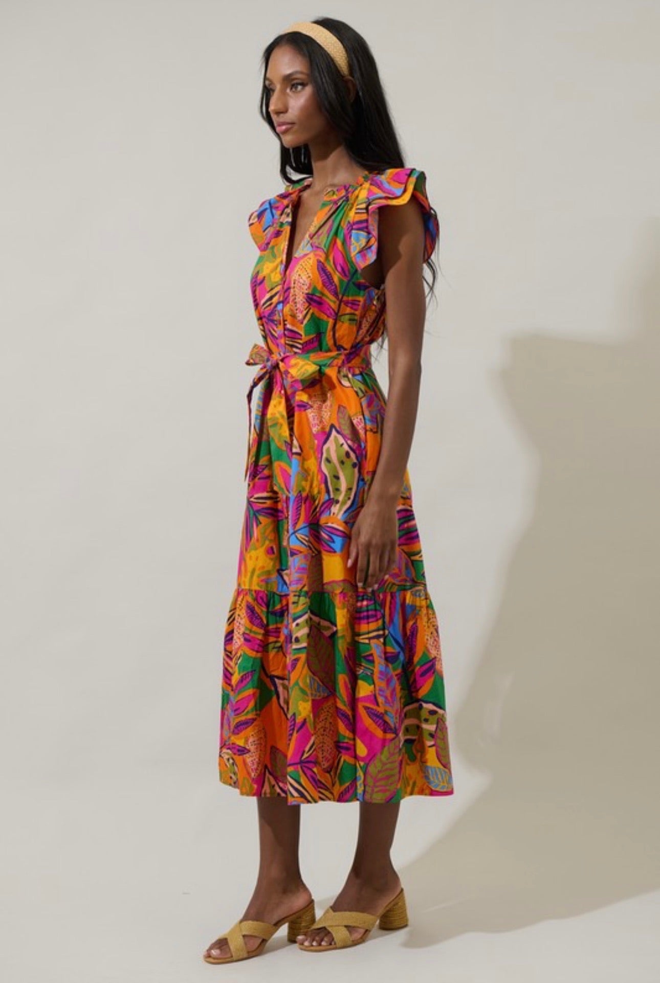 Milana Floral Midi Dress