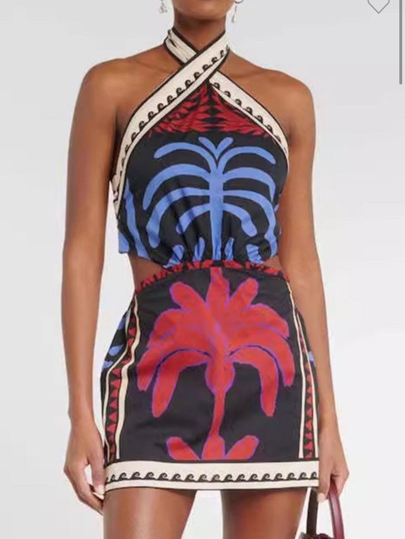 Saylor Printed Mini Dress