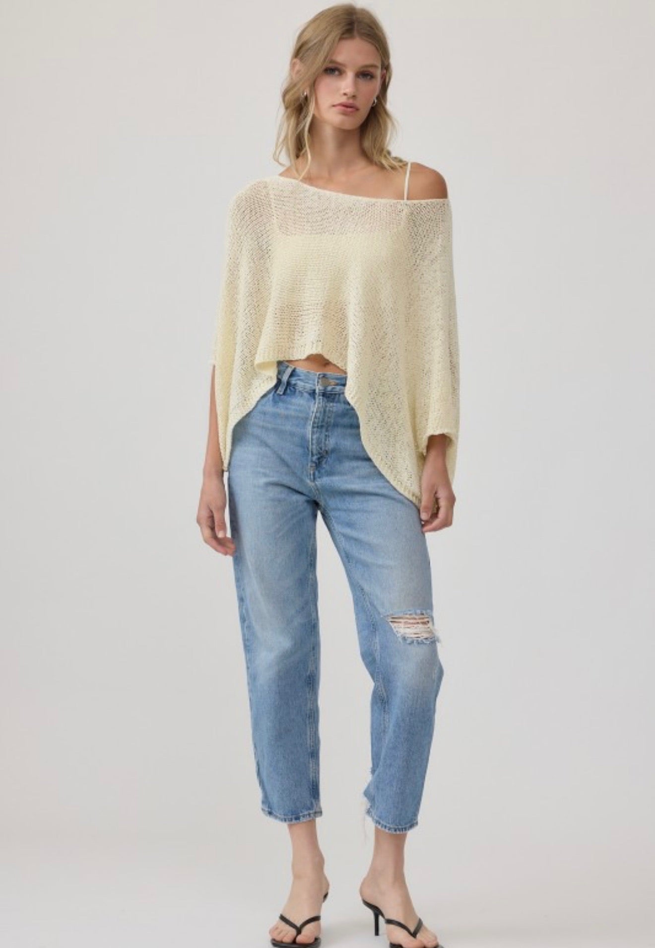 Draya Poncho Top