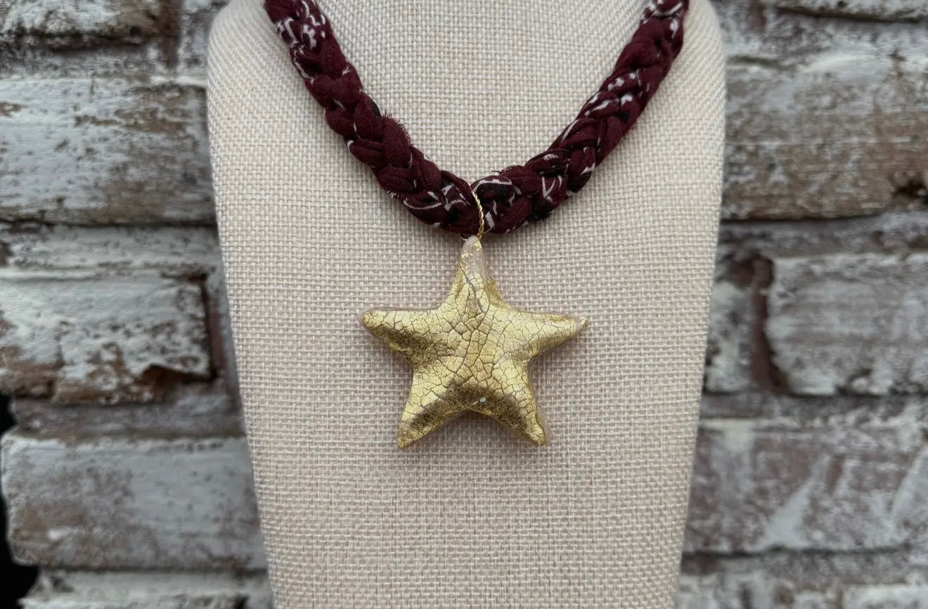 Bandana Star Necklace