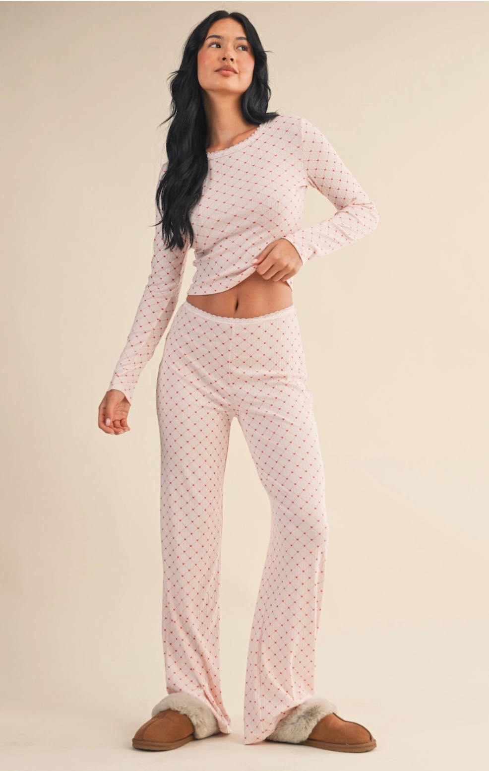 Haley Heart Pajama Set