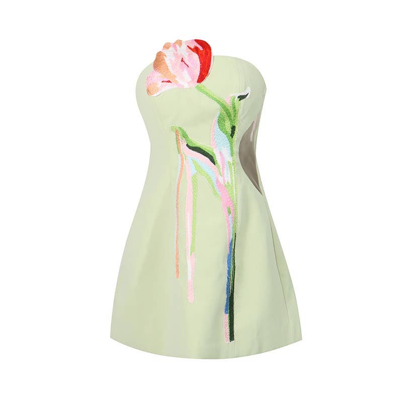 Millie Sage Floral Dress