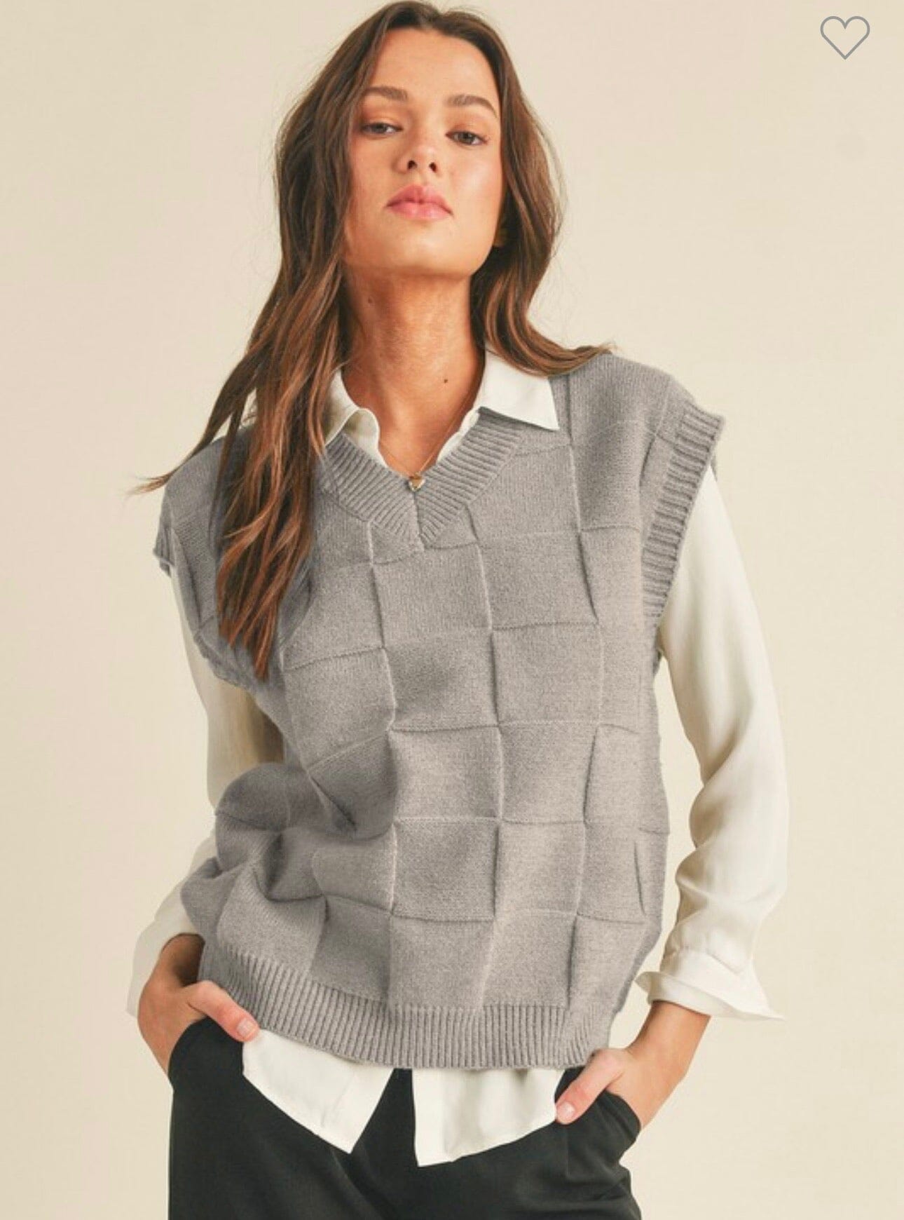 Campbell Sweater Vest Tops