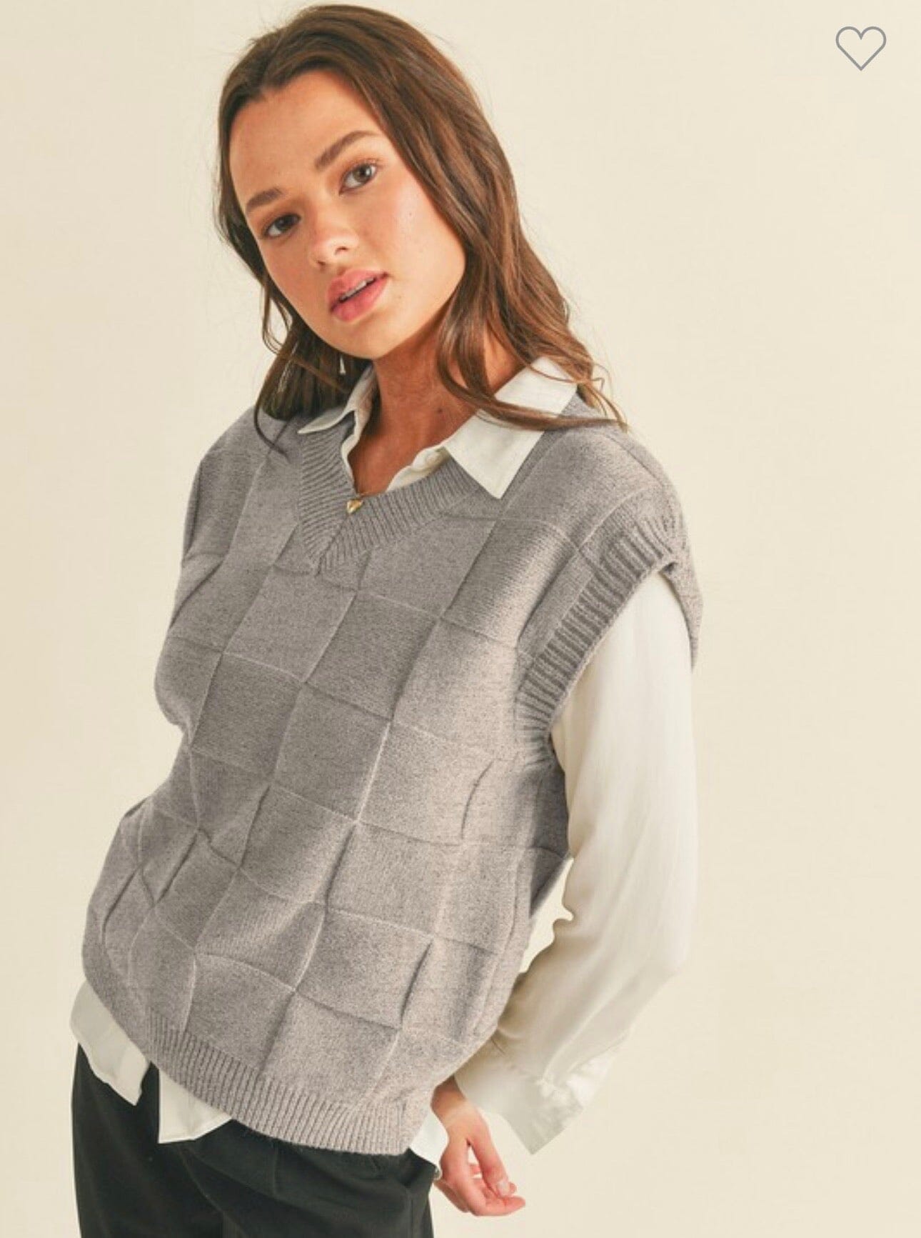 Campbell Sweater Vest Tops