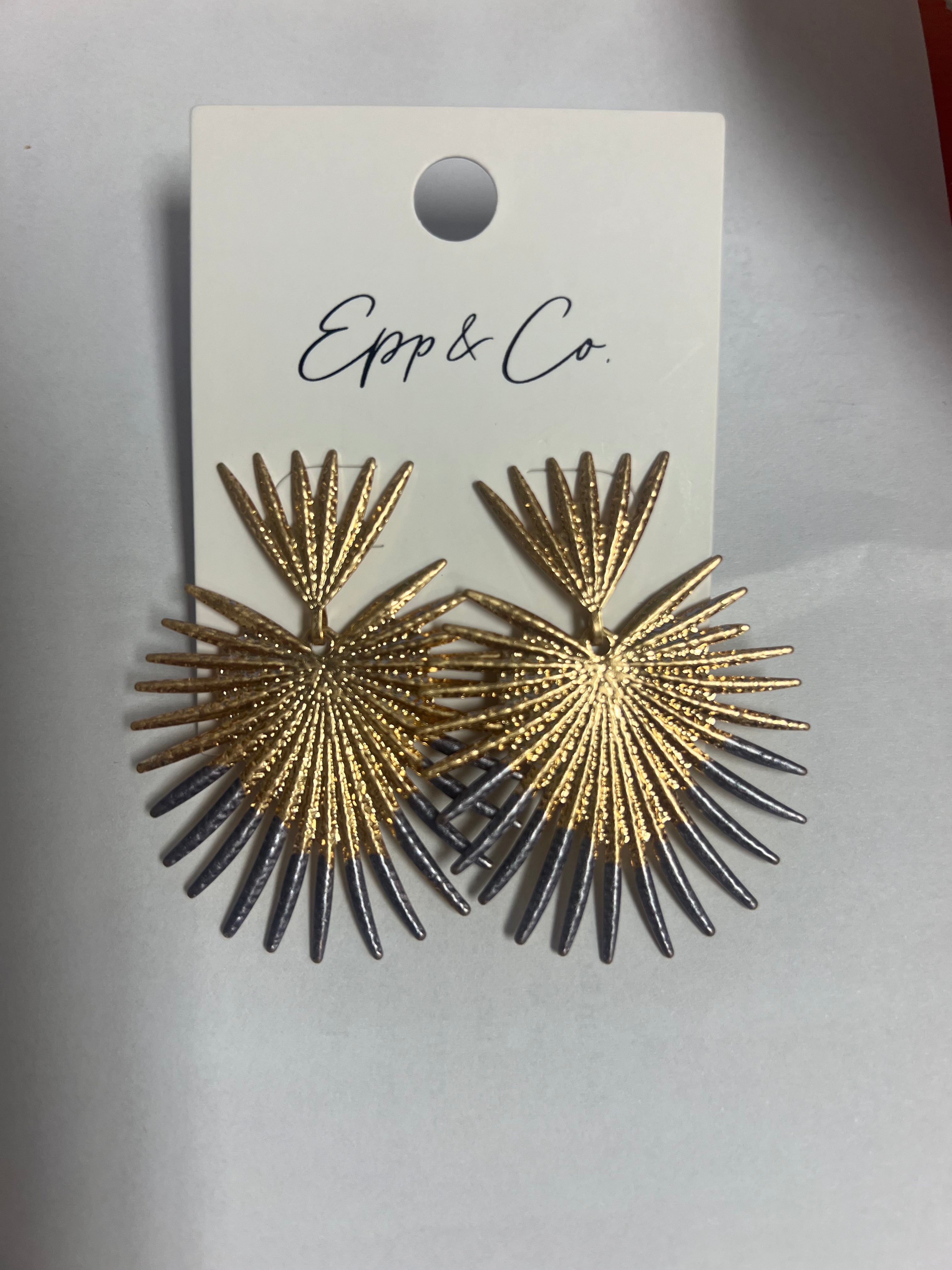 Double Burst Earrings Jewelry