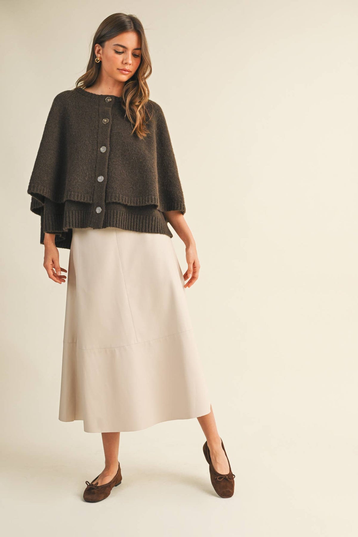 Adriana Cape Sweater