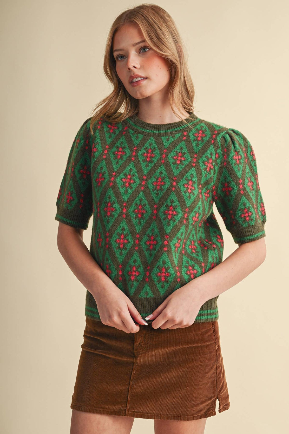 Holly Short Sleeve Sweater