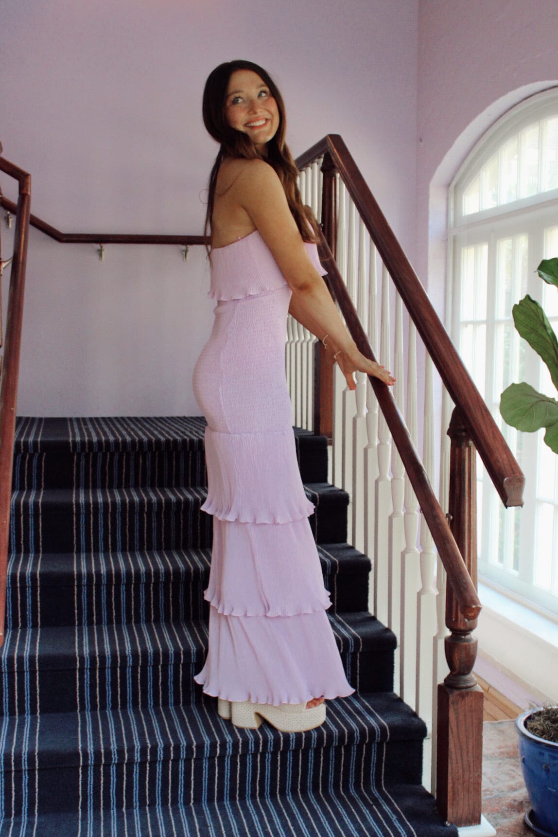 Lilah Tiered Maxi Dress Dresses