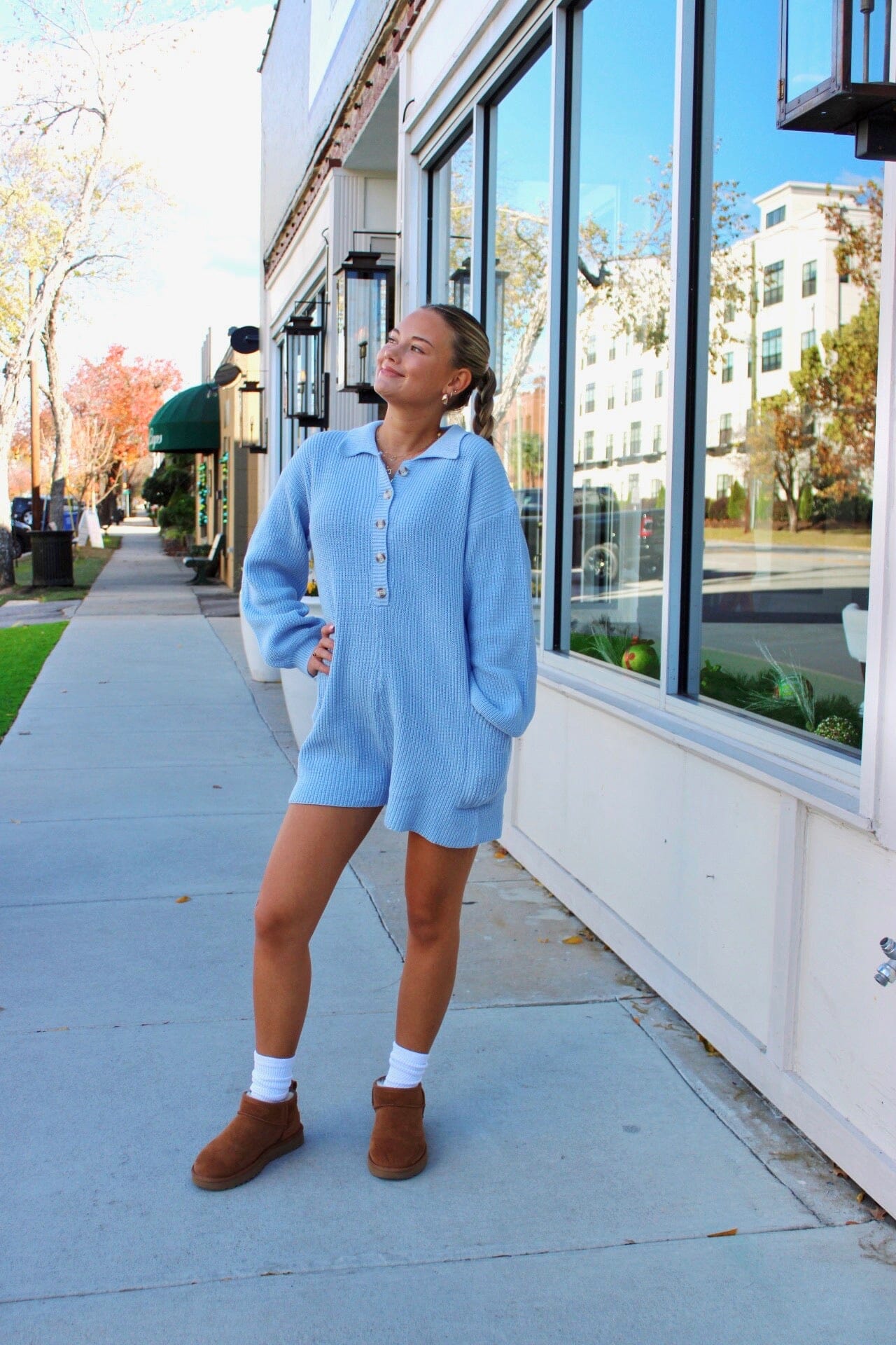 Olivia Sweater Romper romper