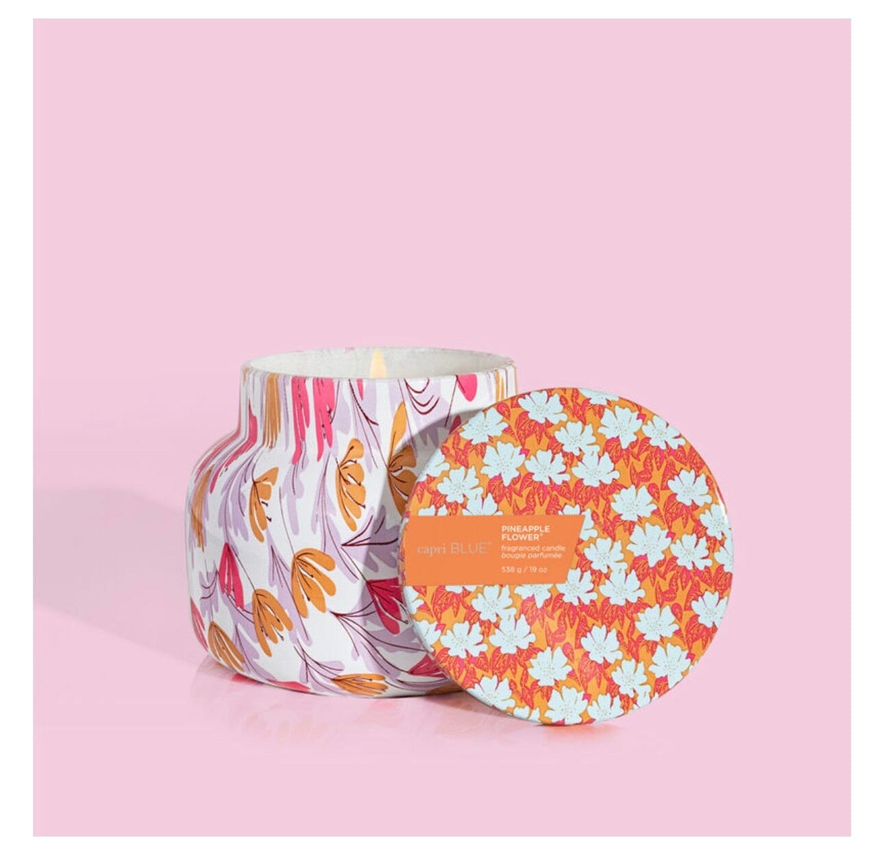 Pineapple Flower Pattern Play Petite Signature Jar