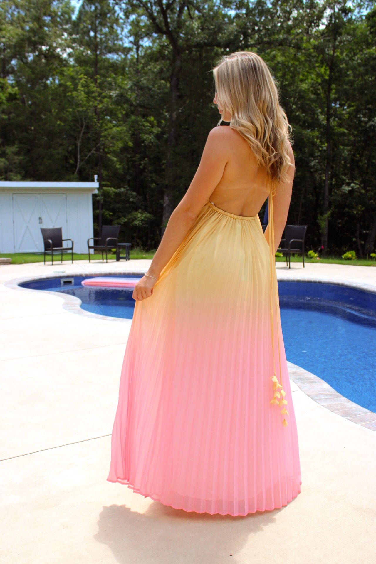 Skylar Ombre Maxi Dress Dresses