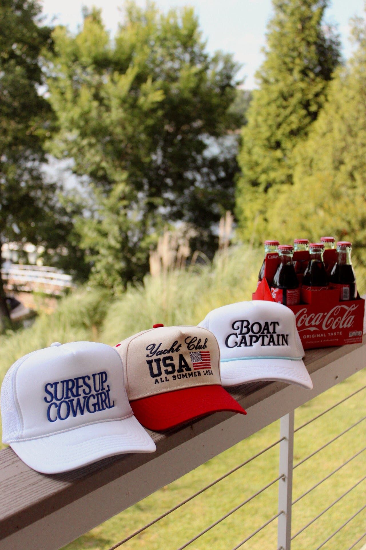 Surfs Up Cowgirl Trucker Hat Accessories