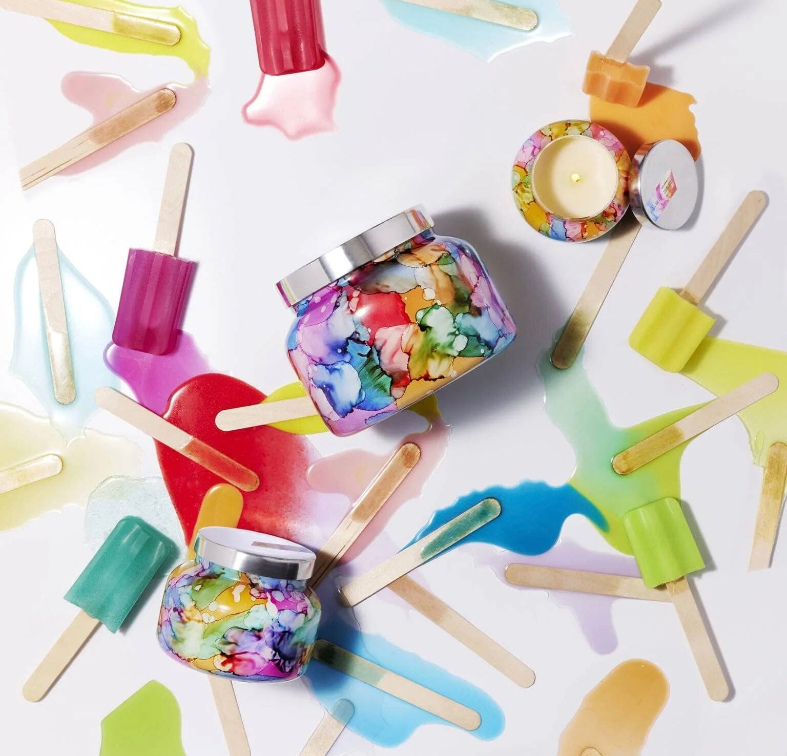 Volcano Rainbow Watercolor Jumbo Jar, 48 oz