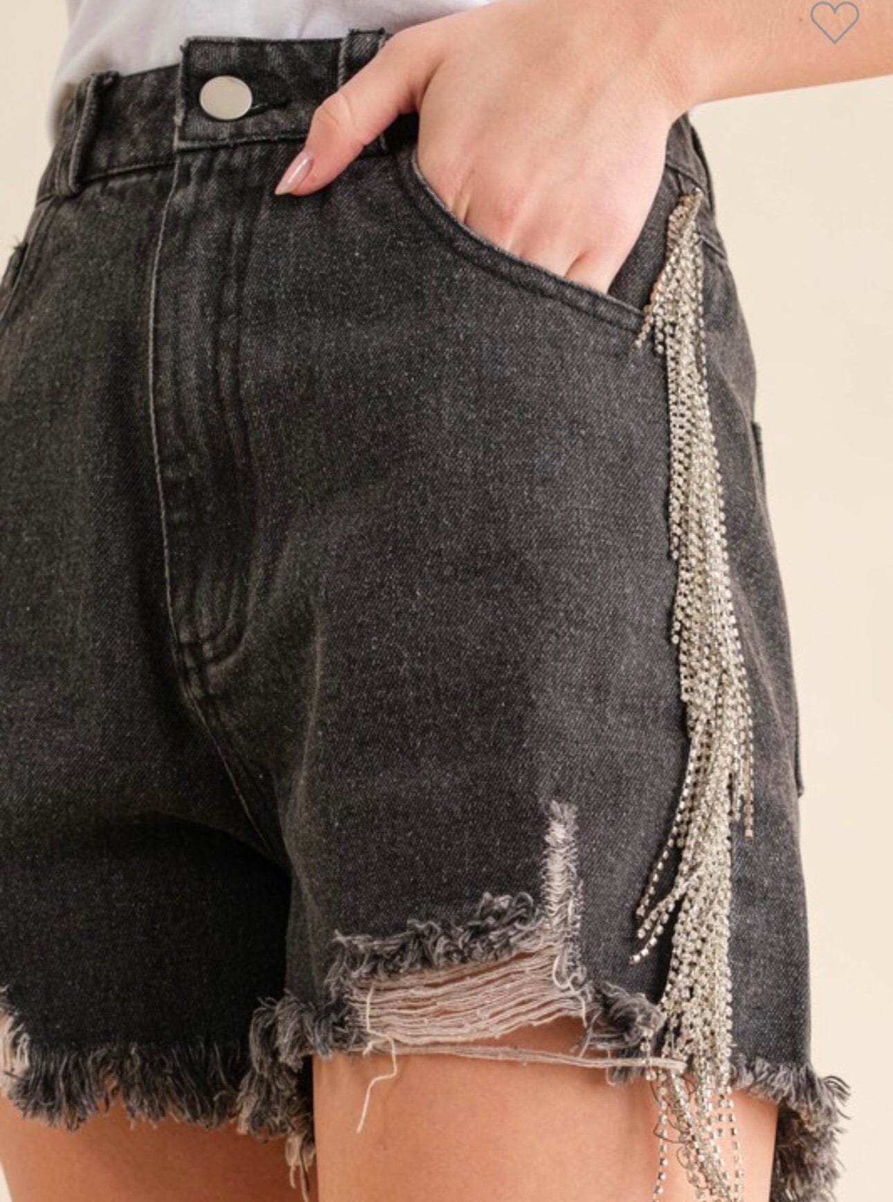 Glam Day Shorts Denim