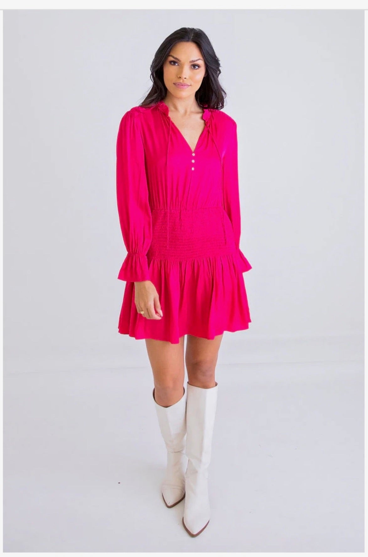 Karlie Stay Satin Dress Dresses