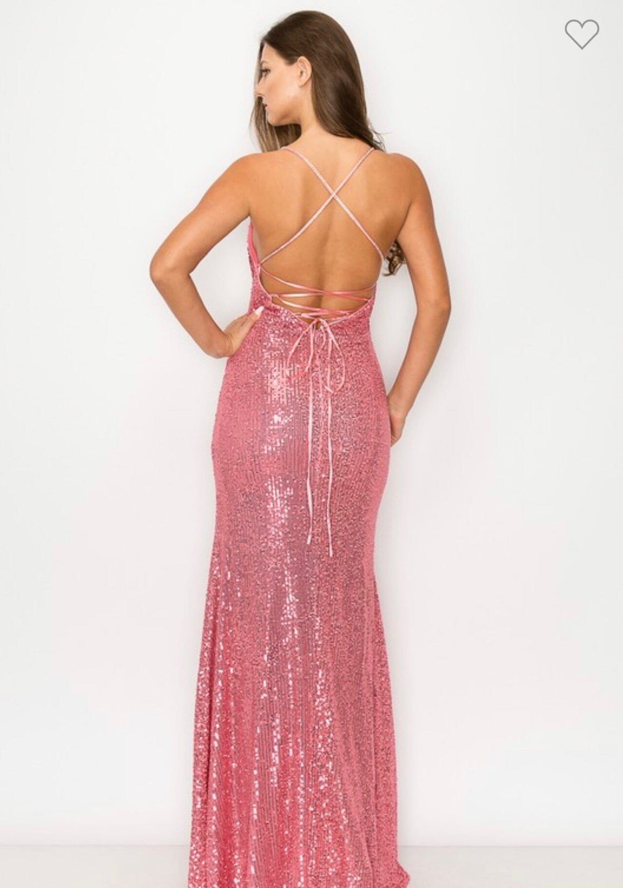 Pink Glitz Gown Dresses