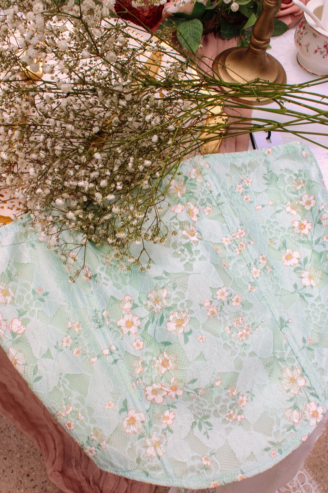 Tea Party Corset Shirts & Tops