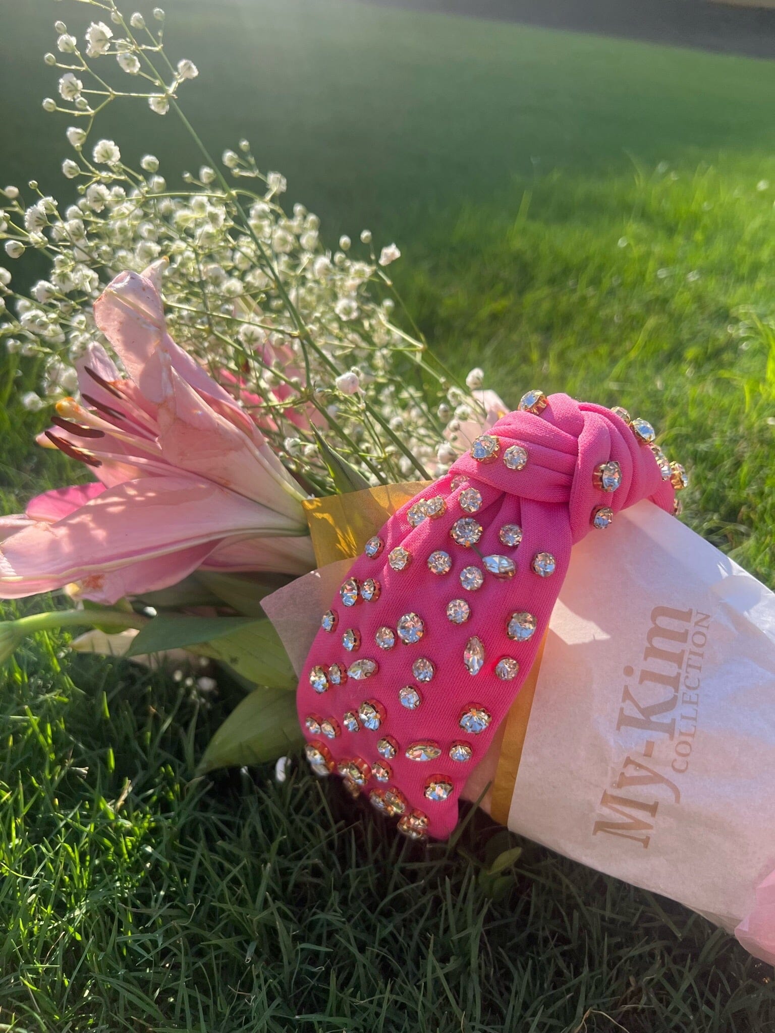 Top Knot Pearl Headband Accessories