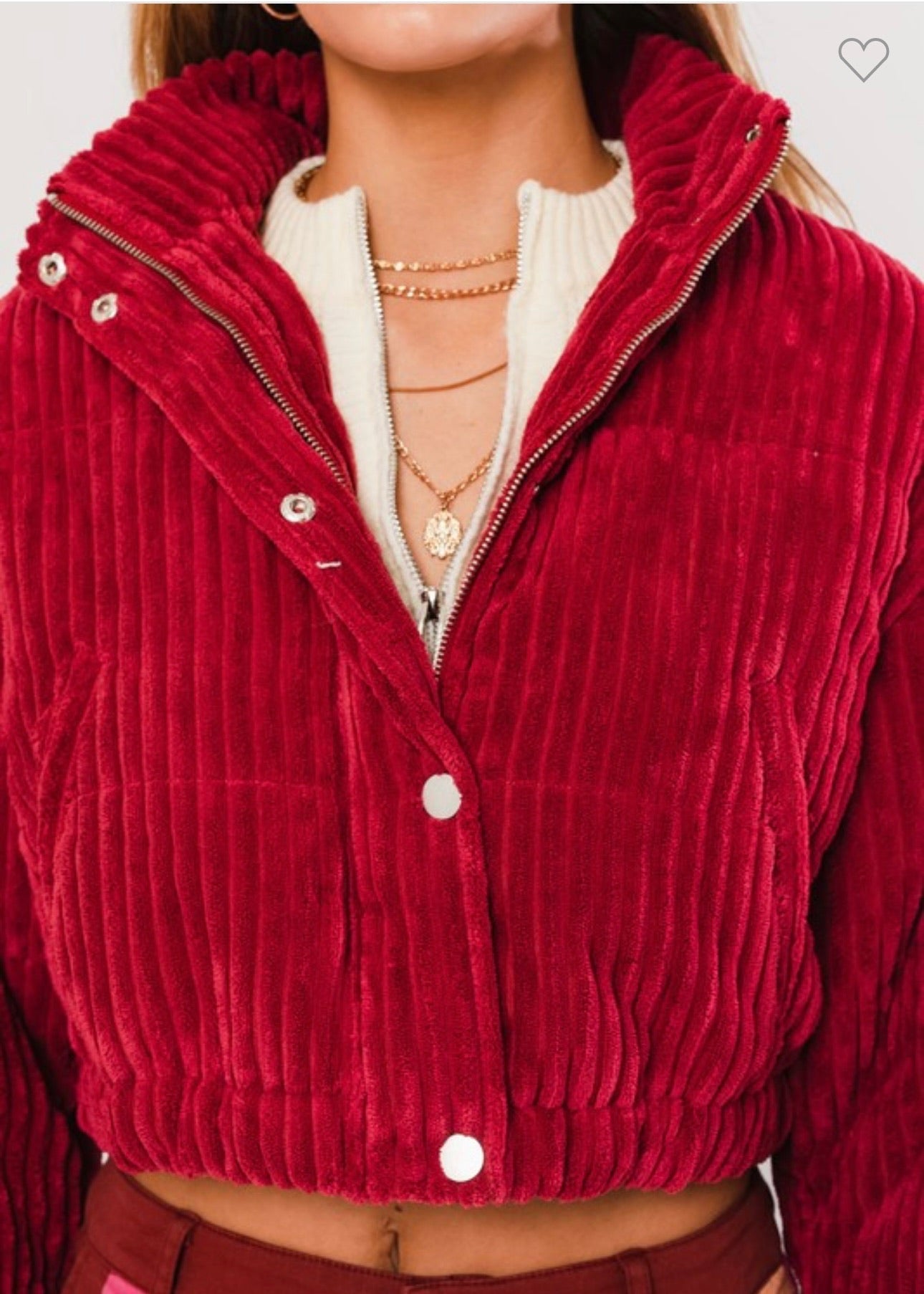 Willy Corduroy Puffer Apparel & Accessories