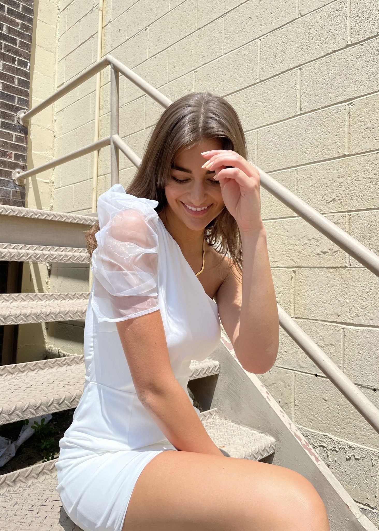 Wishful in White Dress Dresses