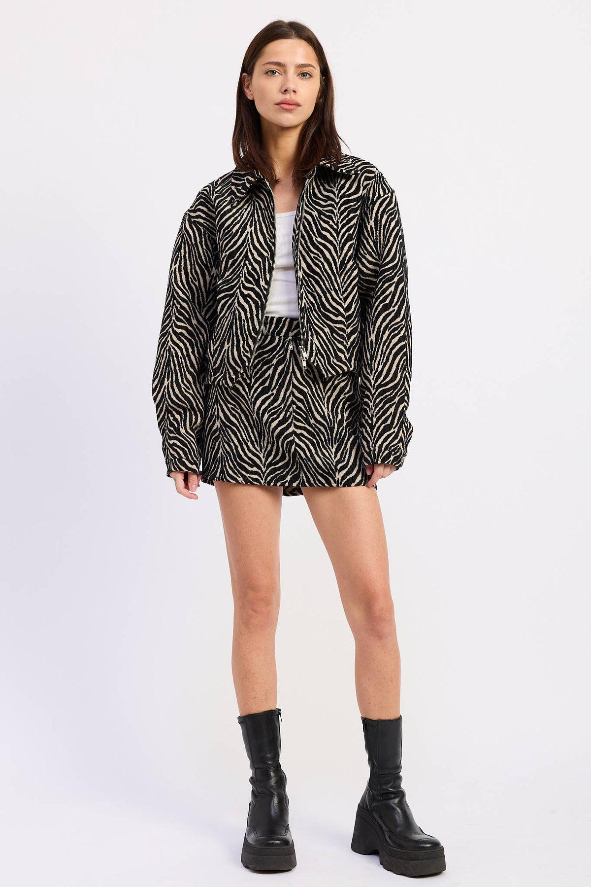 Zana Zebra Skirt