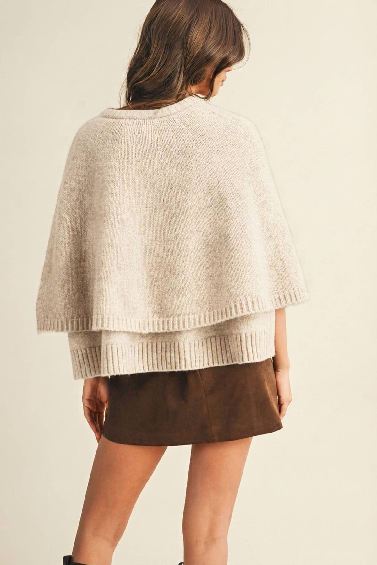 Adriana Cape Sweater