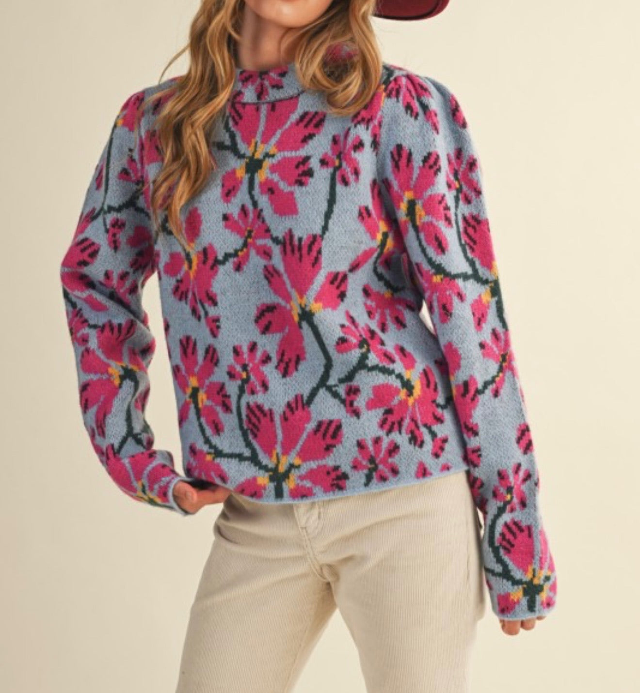Fiona Floral Sweater