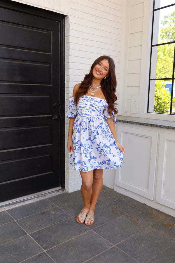 Leya Floral Mini Dress