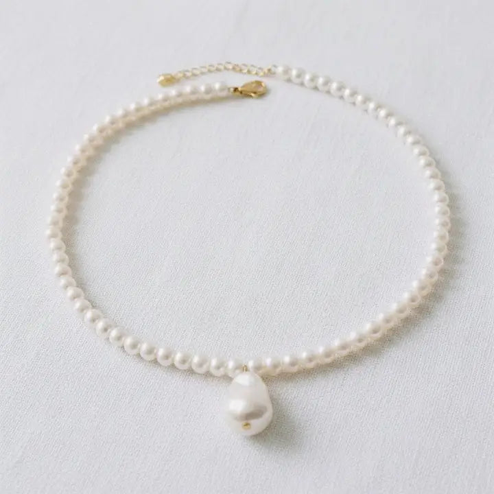 Landrey Pearl Drop Necklace