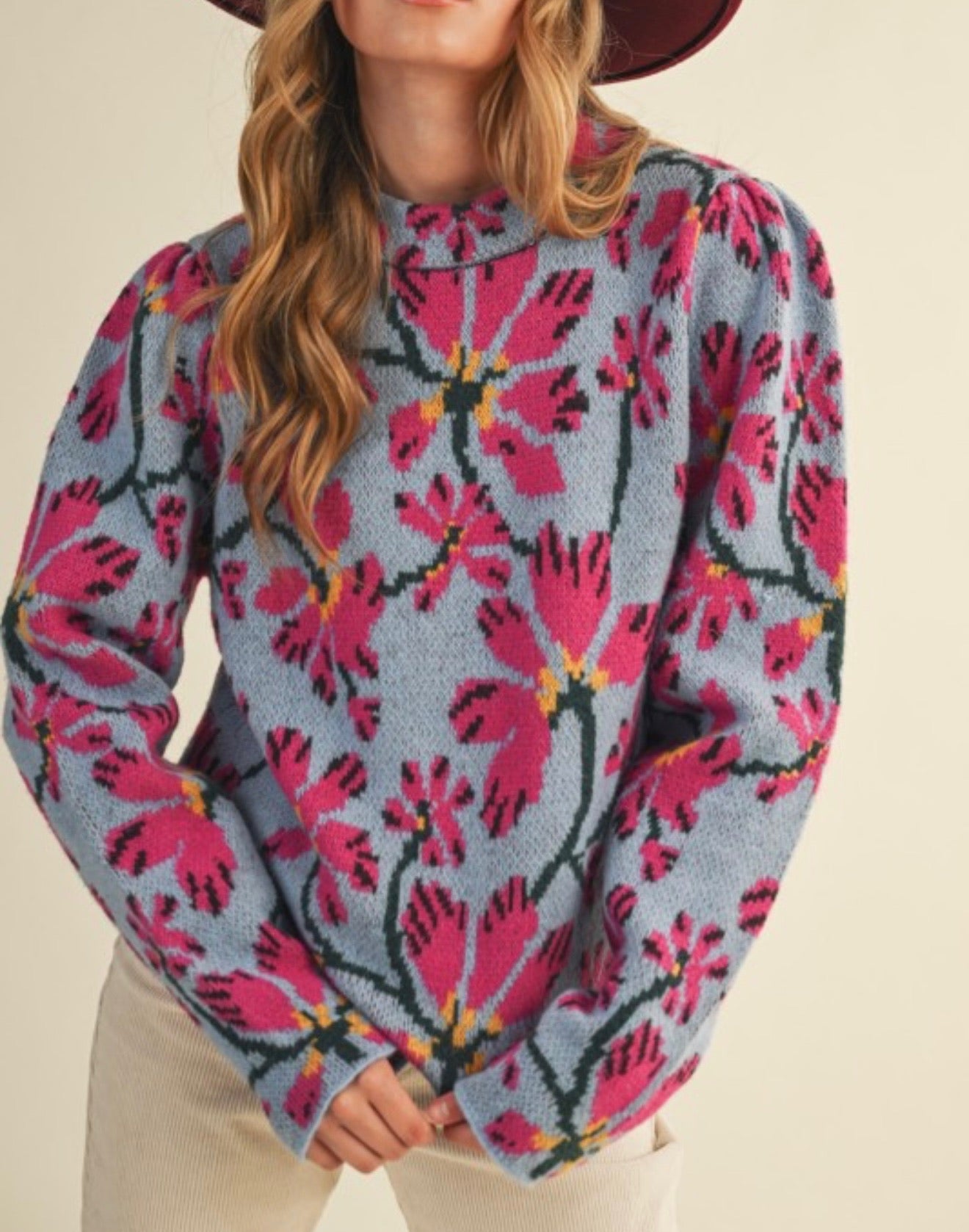 Fiona Floral Sweater