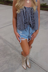 Olivia Gingham top