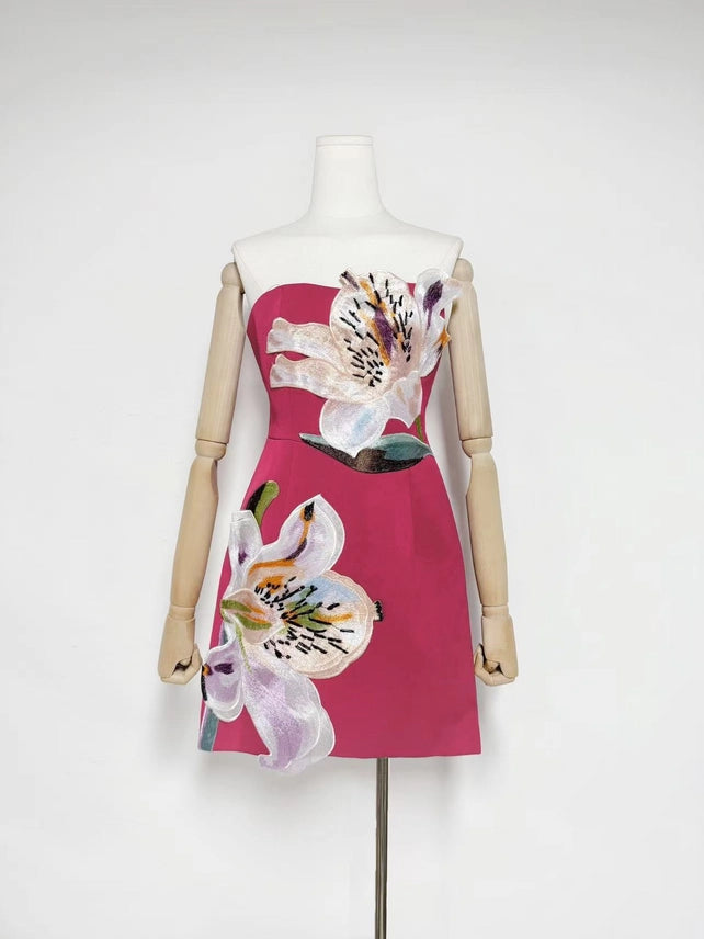 Lily Strapless Dress