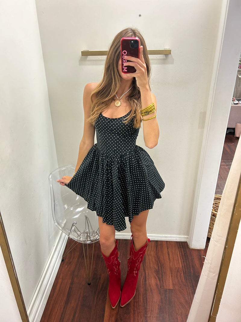 Winnie Polka Dot Mini Dress