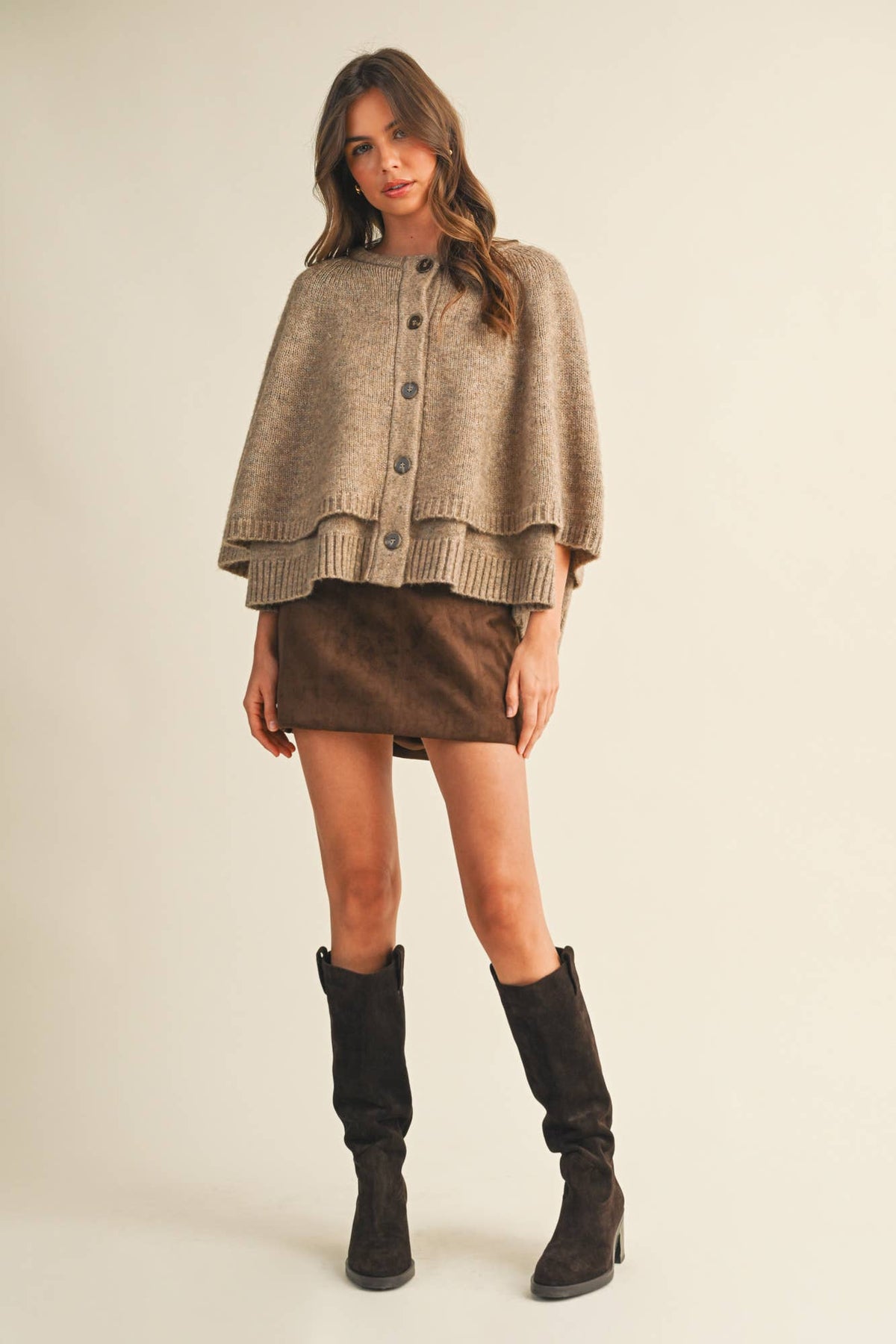 Adriana Cape Sweater