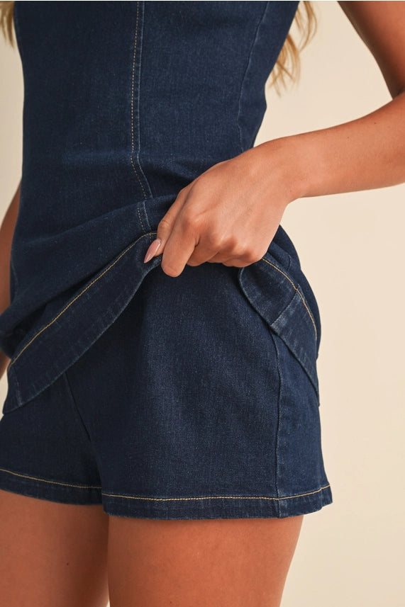 Billie Denim Romper